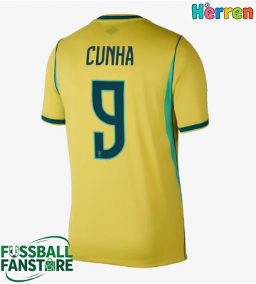 Brasilien Matheus Cunha #9 Replik Heimtrikot WM 2026 Kurzarm